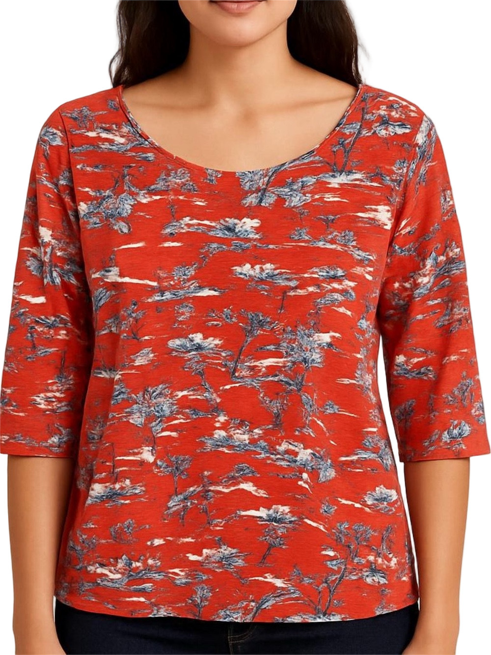 182. NWOT WOMENS BELLE BY KIM GRAVEL XL DETAIL TOP